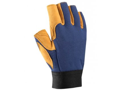 Kombinované rukavice ARDON®AUGUST 08/M - bez konečků prstů (Barva Modrá, Velikost 10)