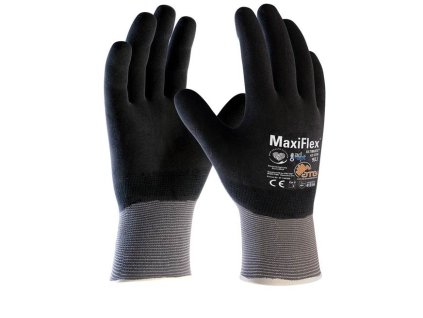 ATG® máčené rukavice MaxiFlex® Ultimate™ 34-876 05/2XS (Barva Černá, Velikost 11)