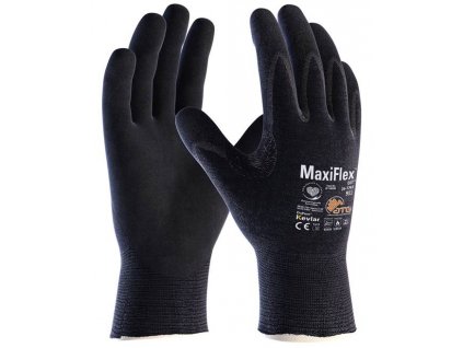 ATG® protiřezné rukavice MaxiFlex® CUT 34-1743 07/S (Barva Černá, Velikost 10)