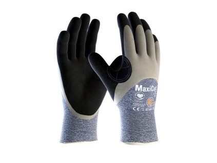 ATG® protiřezné rukavice MaxiCut® Oil™ 34-505 07/S (Barva Modrá, Velikost 11)