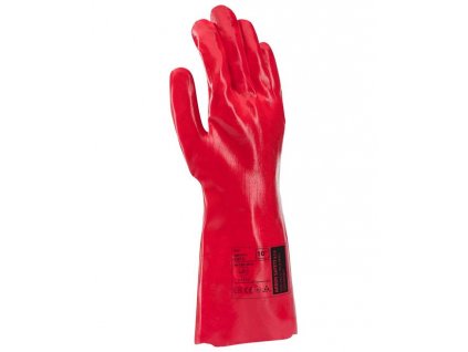 Máčené rukavice ARDONSAFETY/RAY 27cm (Barva Červená, Velikost 45)