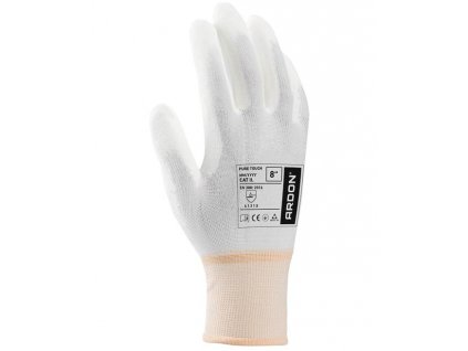 Máčené rukavice ARDON®PURE TOUCH WHITE 06/XS (Barva Bílá, Velikost 11)