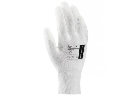 Máčené rukavice ARDONSAFETY/LEO 09/L (Barva Bílá, Velikost XS)