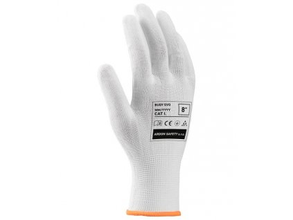 Máčené rukavice ARDONSAFETY/BUDDY EVO 06/XS (Barva Bílá, Velikost 11)