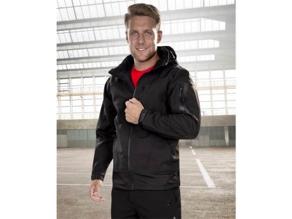 Softshellová bunda ARDON®SPIRIT černá prodloužená – DOPRODEJ