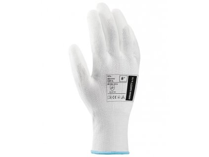 Máčené rukavice ARDONSAFETY/XC7e WHITE 06/XS