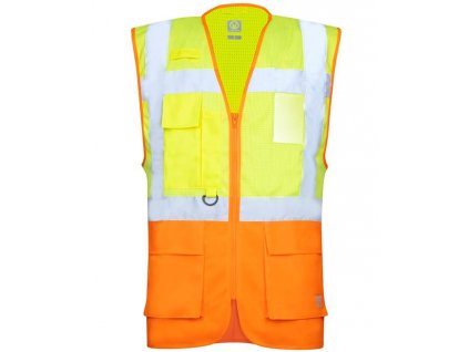 Síťovaná manažerská vesta ARDON®SIGNAL žluto-oranžová