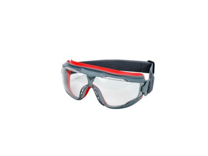 GG501SGAF-EU, Čiré uzavřené polykarb. ochranné brýle s povrchem  Scotchgard