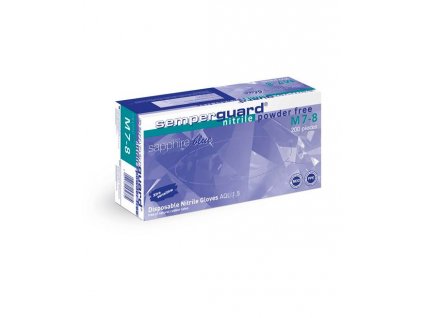 Jednorázové rukavice SEMPERGUARD SAPPHIRE 07/S - lavender blue