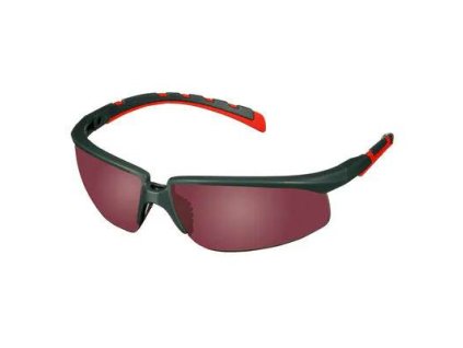 S2024AS-RED-EU, 3M™ Solus™ 2000 Ochranné brýle, šedo-červené, červený zorník