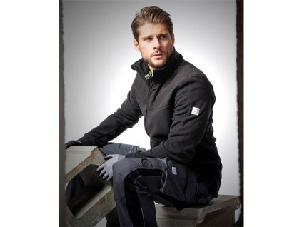 Mikina ARDON®SoftFLEECE COMBO černá