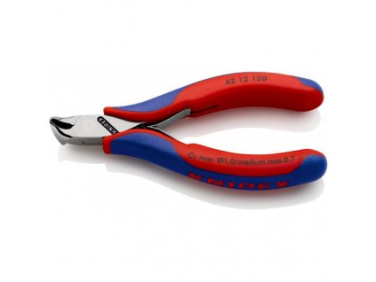 Štípací kleště se šikmými břity pro elektroniku 120mm 6212120.09 Knipex