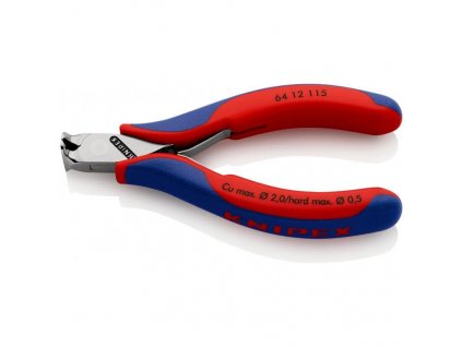 Čelní štípací kleště pro elektroniku 115mm 6412115.09 Knipex