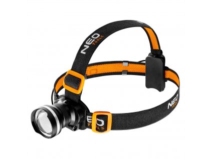 NEO TOOLS čelovka 400lm, zoom, LED 5W, 3xAAA 99-200