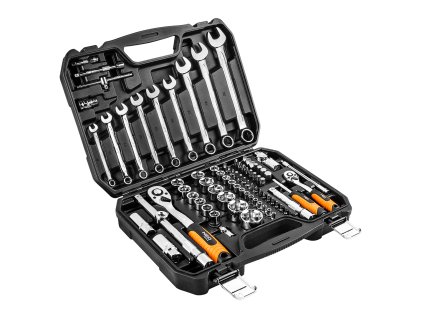 Gola sada 1/2" a 1/4" 08-672 Neo Tools 82ks s nářadím