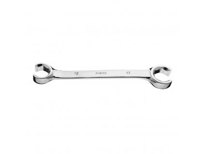 Očkový klíč polootevřený 15x17mm 09-151 Neo Tools