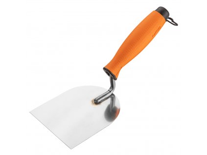Zednická štukatérská lžíce vymazávací, 100 mm, dvoumateriálová rukojeť