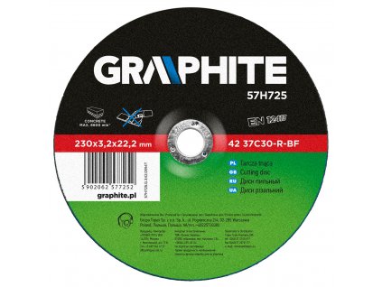 Kotouč na řezání kamene 230 x 3.2 x 22,2 mm, 42 37C30-R-BF