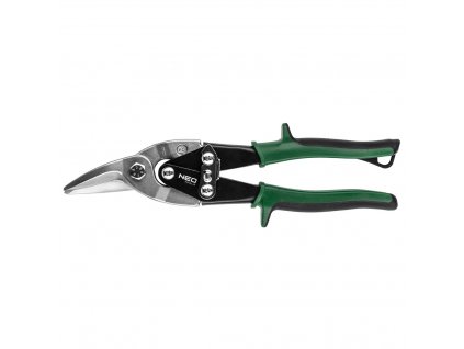 Nůžky na plech převodové pravé 250 mm (zelené) NEO tools