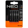 Bit do rázových utahováku S2, 50 mm, PZ2 - 5 ks 09-579 Neo Tools