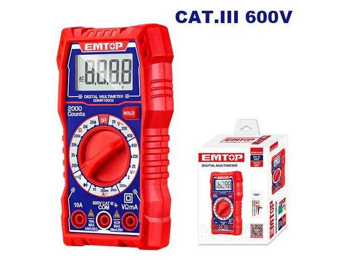 Digitální multimetr 600V