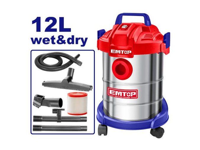 Průmyslový vysavač 800W 12l