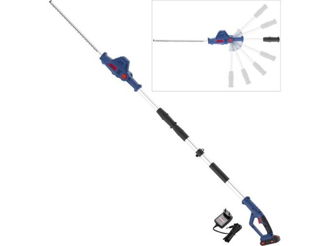Akumulátorové teleskopické nůžky na živé ploty HST 18-201-05
