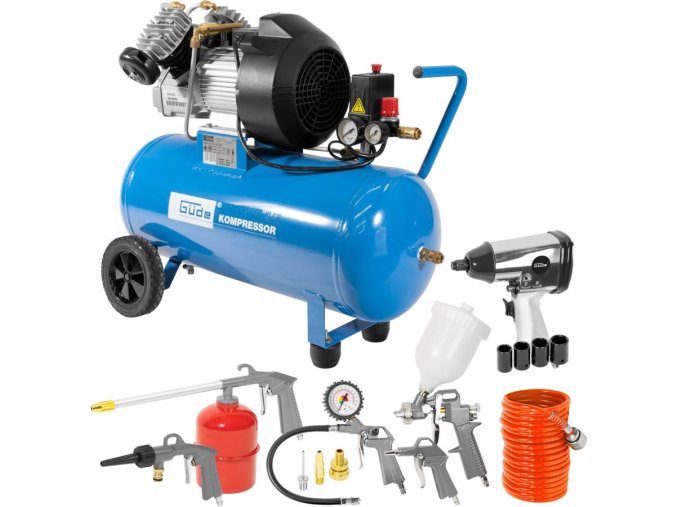 Kompresor 400/10/50 DG, 15dílná sada