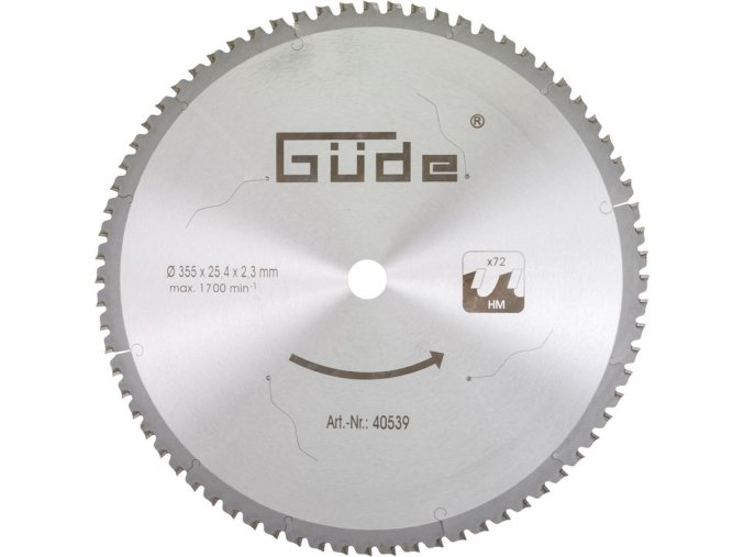 Pilový kotouč na kov 355 x 25,4 x 72Z