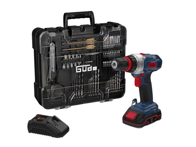 Akumulátorový vrtací šroubovák BS 18 - Set 126 dílů