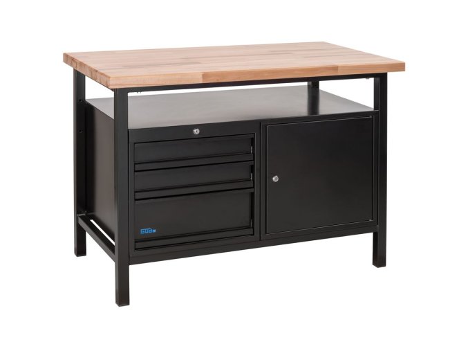 Dílenský stůl P 1200 SLT Black Line