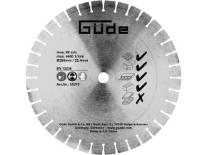 DIAMANTOVÝ ŘEZNÝ KOTOUČ SEGMENTOVANÝ Ø350mm/25,4mm