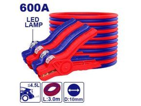 Startovací kabely 600A s LED podsvícením