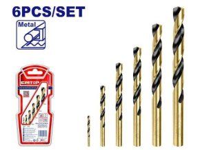 Sada vrtáků do kovu 6 ks