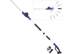 Akumulátorové teleskopické nůžky na živé ploty HST 18-201-05