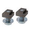 Vložky do T-drážek 13,5 x 8,5 mm M10, 2dílná sada