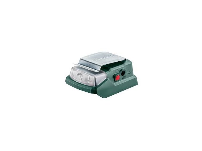 metabo adapter na akumulatorovy clanek powermaxx pa 12 led usb pripojka 12 v 5 v usb led svetlo 600298000