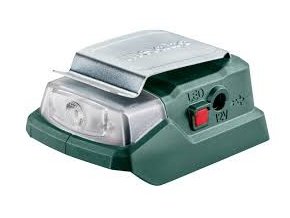 metabo adapter na akumulatorovy clanek powermaxx pa 12 led usb pripojka 12 v 5 v usb led svetlo 600298000