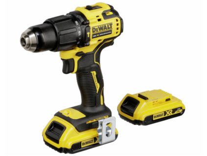 Vrtačka příklepová AKU 18V 2x2,0Ah DCD709D2T-QW