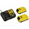 Vrtačka příklepová AKU 18V 2x2,0Ah DCD709D2T-QW
