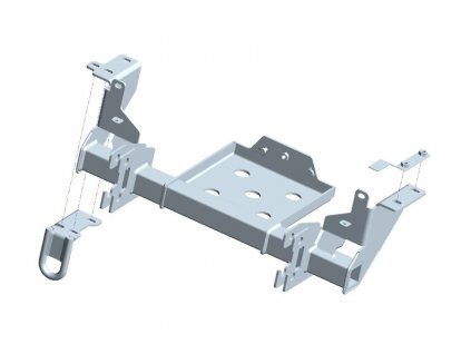Montážní rám pluhu Navara D23 15+