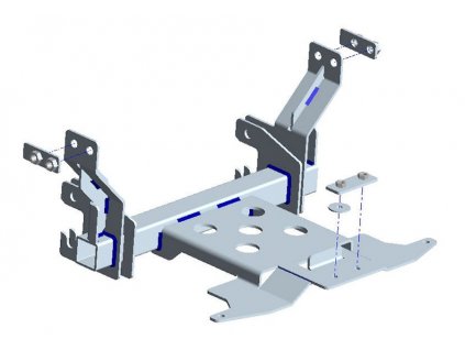 Montážní rám pluhu Hilux 16+