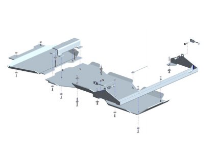 Kryt pod převodovku Navara D23 do 2019