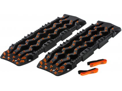 TRED Pro vyprošťovací rošty černé s oranžovými hroty - pár