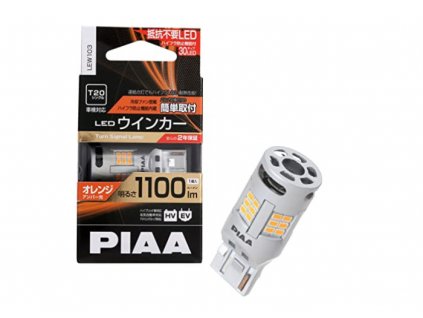 PIAA LED žárovka do blikače T20 se zabudovaným Canbus odporem a svítivostí 1100lm, 1 kus v balení