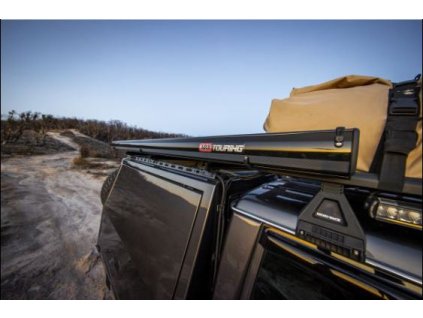 ARB Touring markýza 2500mm x 2500mm v hliníkovém černém obalu s LED osvětlením