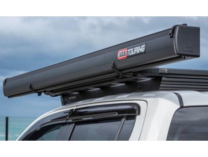 ARB Touring markýza 2000mm x 2500mm v hliníkovém černém obalu s LED osvětlením