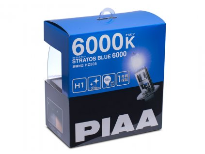 4178 autozarovky piaa stratos blue 6000k h1 studene bile svetlo s xenonovym efektem