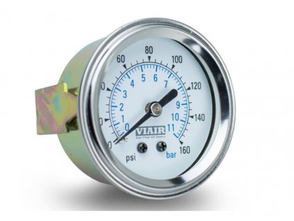 5117 viair ukazatel tlaku 2 jednorucickovy bily podsviceny do 11 bar 160 psi