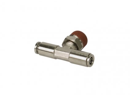 5261 viair fitinka t kus s jednim zavitovym vystupem 3 8 samec a dvema vystupy na hadicku 3 8